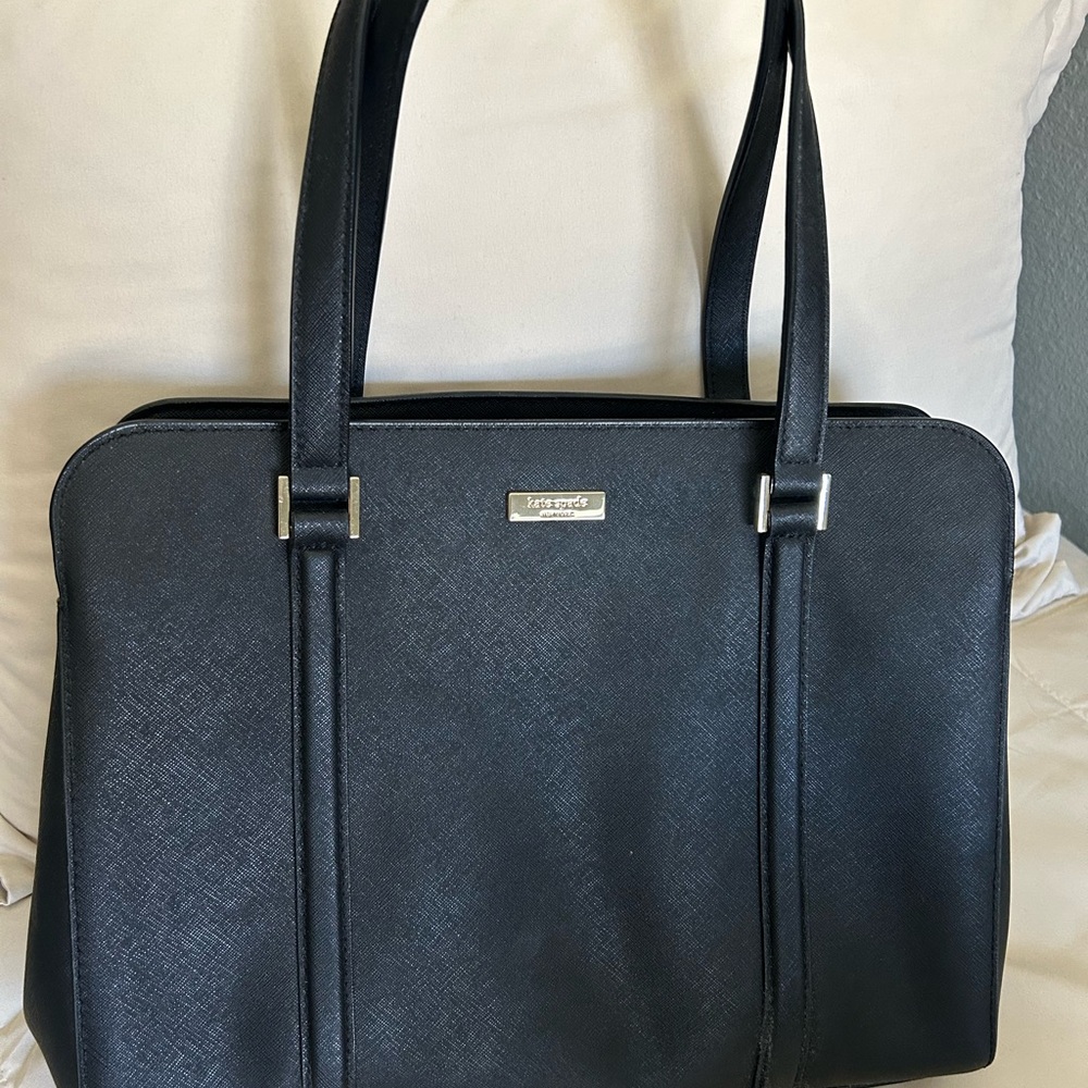 Kate Spade Black Structured Handbag Tote